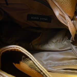 Black Rivet bag brown/cream